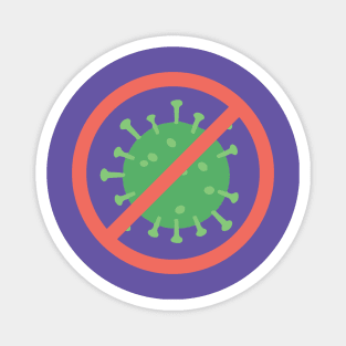 NO CORONA-VIRUS Magnet